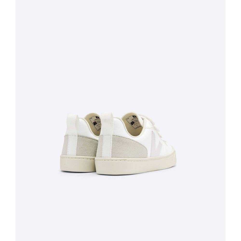 Veja V-10 CWL Kids' Shoes White | NZ 781SGL